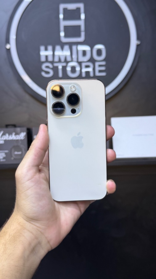 Apple iPhone 14 Pro 128 Go Titane naturel — Comme neuf · البطارية 80 % · 128 Go · Titane naturel, à Drissia, Tanger