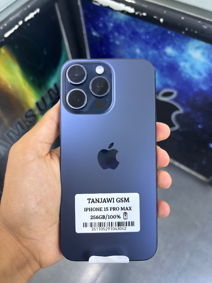 Apple iPhone 15 Pro Max 256 Go Minuit — Neuf sans boîte · 256 Go · Minuit, à Centre ville, Tanger