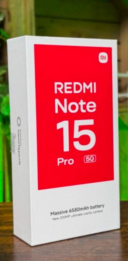 Xiaomi Redmi Note 15 Pro 256 Go Noir — Neuf scellé · 256 Go · Noir, à Centre ville, Tanger